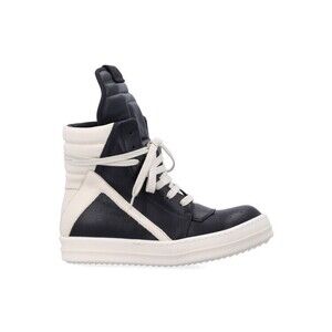 Rick Owens Temple Geobasket Leather Womans Sneakers - NWT